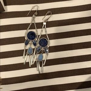 Lapis lazuli drop earrings